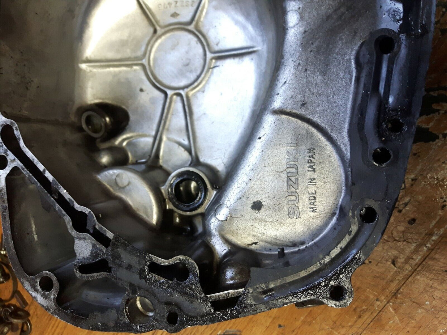 Kawasaki KLX125L 2003 right crankcase clutch cover 2004 2005 2006 KLX125