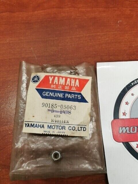 NOS Yamaha BR250 NYLON NUT 90185-05063 SUB 95701-05300-00 95707-05300-00 Y129