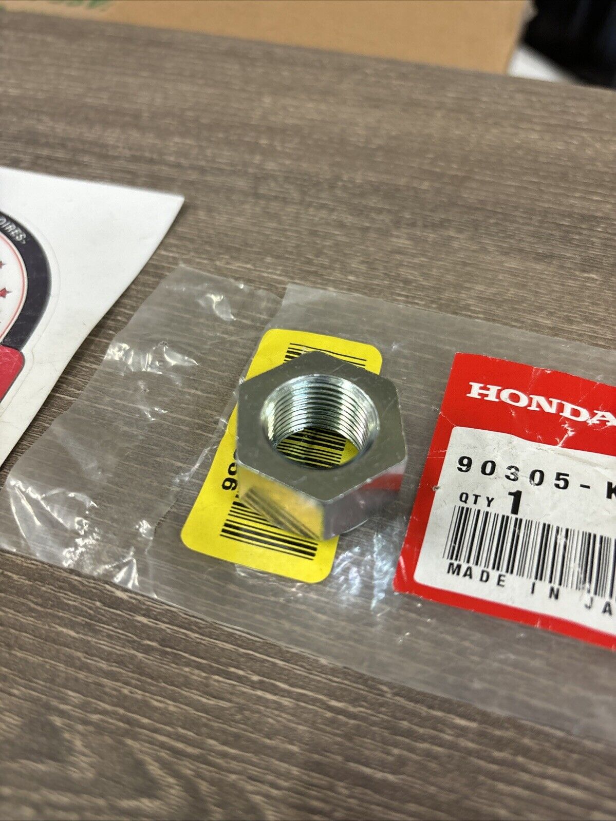 NEW NOS Honda CB1100F CBR1000F CBR600F AXLE NUT 18MM 90305-KA4-003 H130