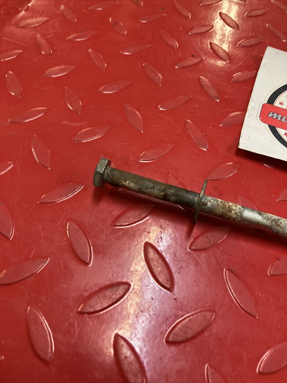Suzuki RV90 1976 rear swingarm swing arm pivot bolt shaft axle