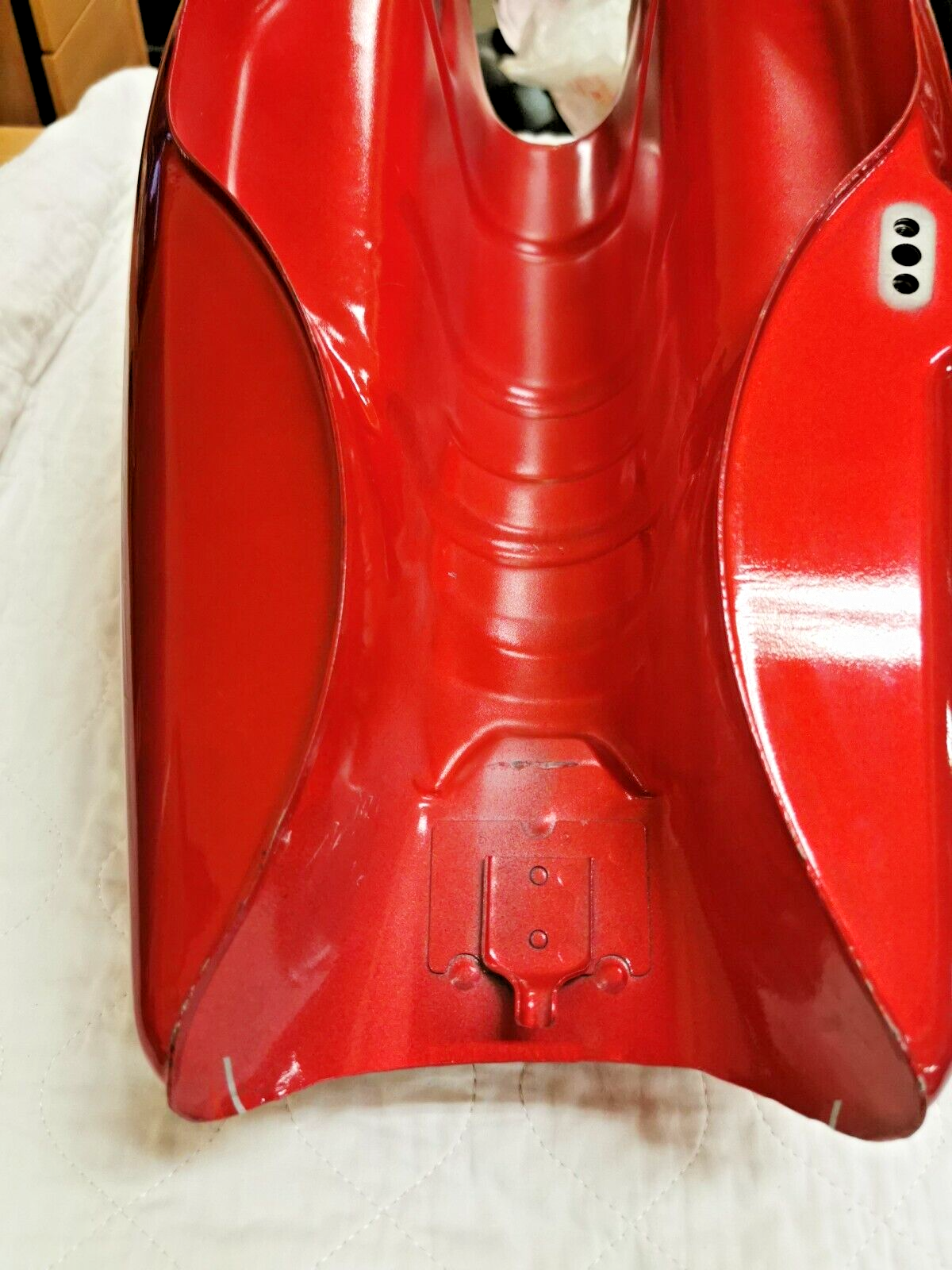 NOS KAWASAKI KZ400 1976 1977 TANK FUEL RED 51001-109-3R