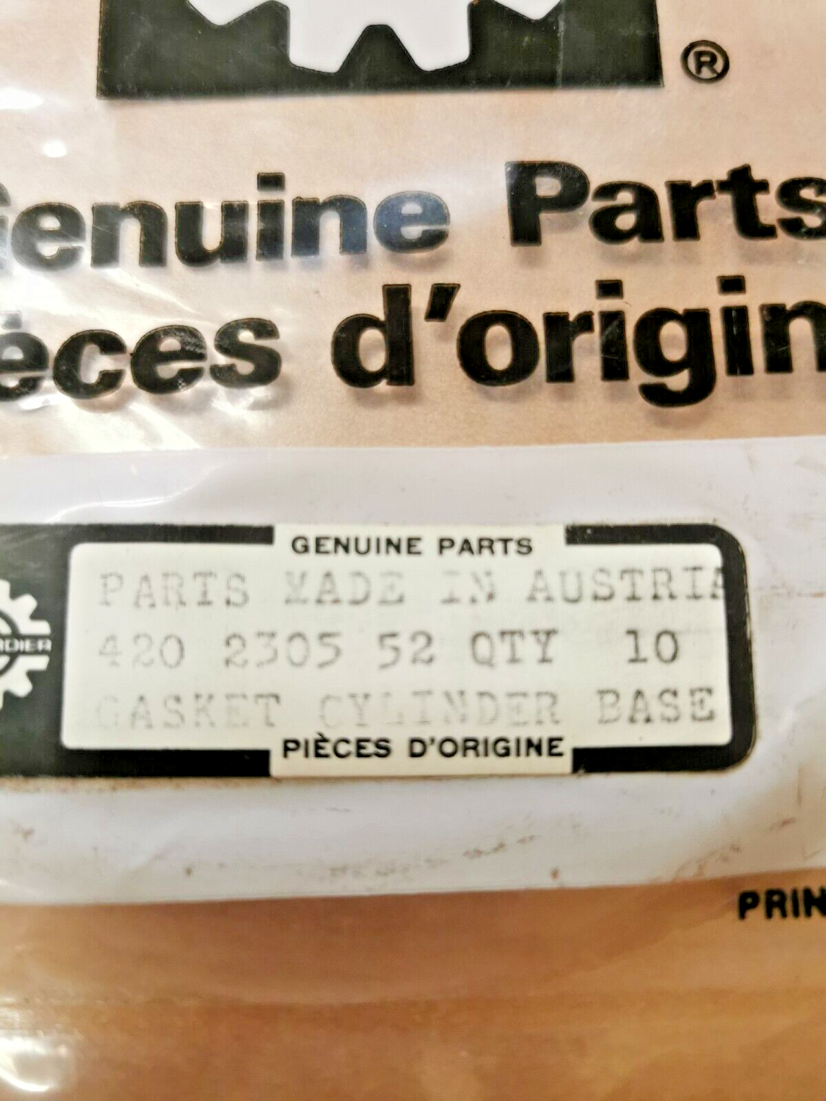 NOS CAN-AM MX2 250 CYLINDER BASE GASKET 420-230-552  CA5