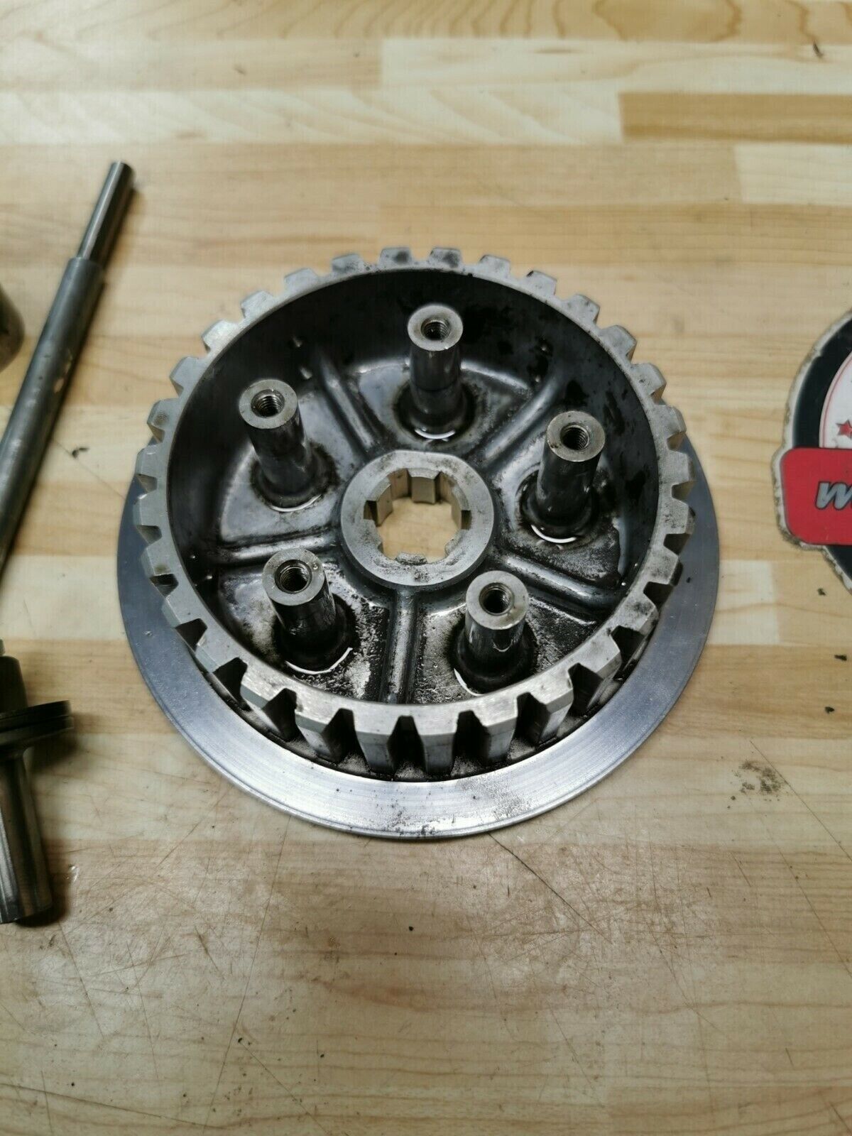 Suzuki DR100 1985 complete clutch basket hub pressure plate 21200-05863
