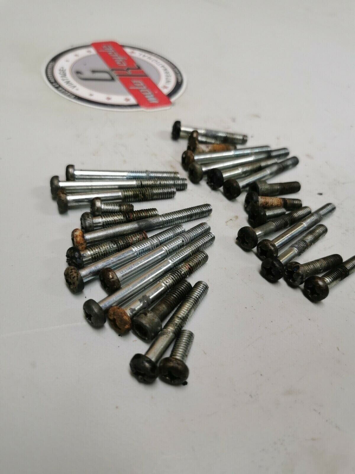 Yamaha DT100 1976 motor engine bottom end crankcase bolt hardware