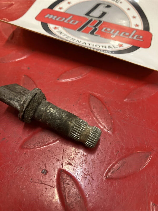 Yamaha YZ125 1981 front brake panel lever arm camshaft cam