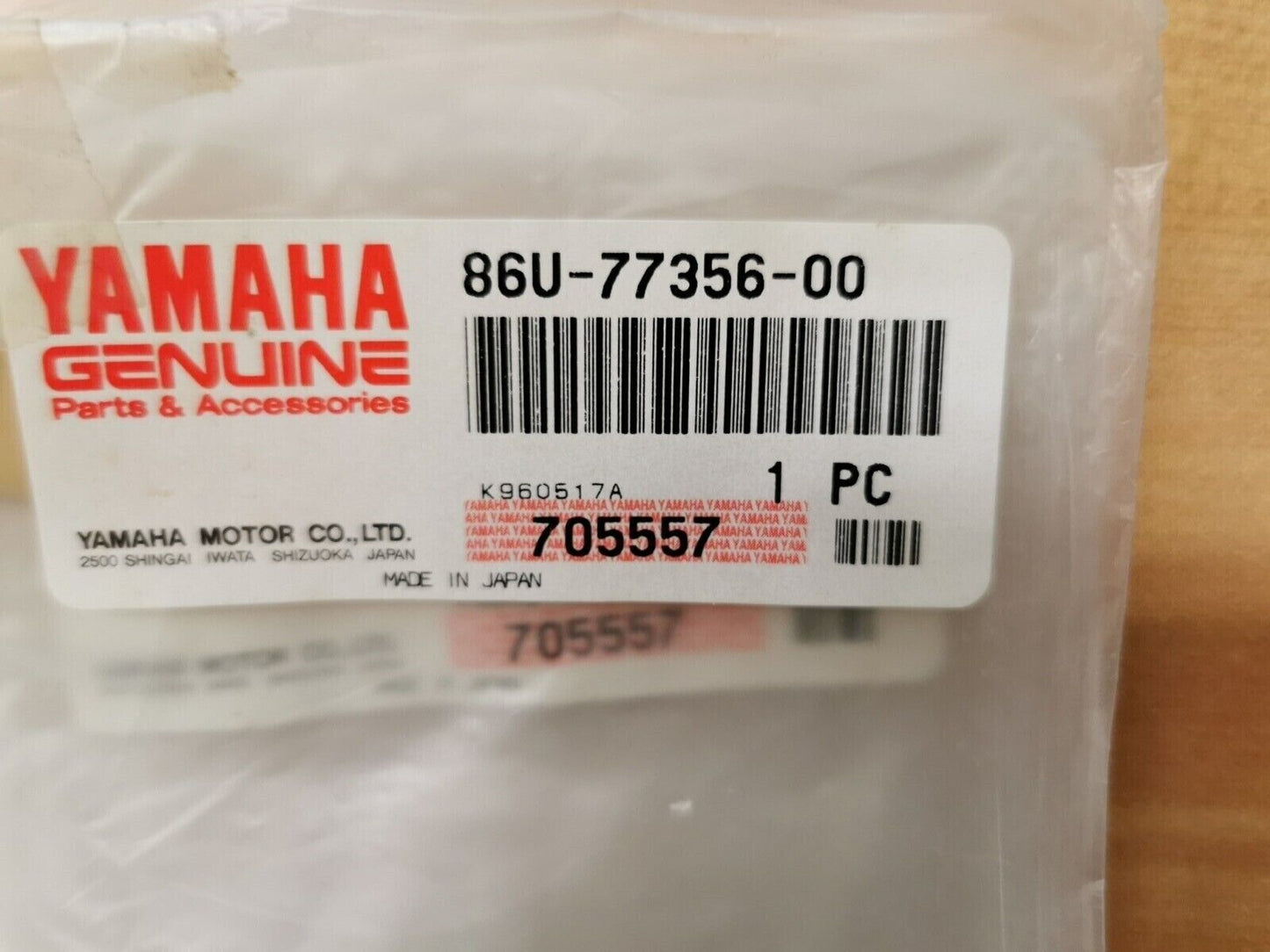 NOS YAMAHA SRV 1989 Emblem Part Number KIT 86U-77356-00-00 86U-77355-00 Y49