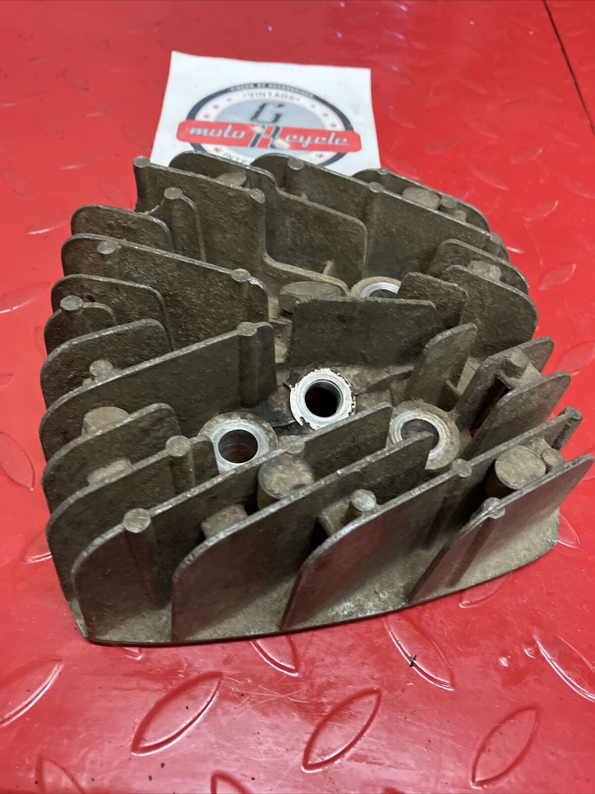 Suzuki TC125 1972 cylinder head jug barrel cover TS125