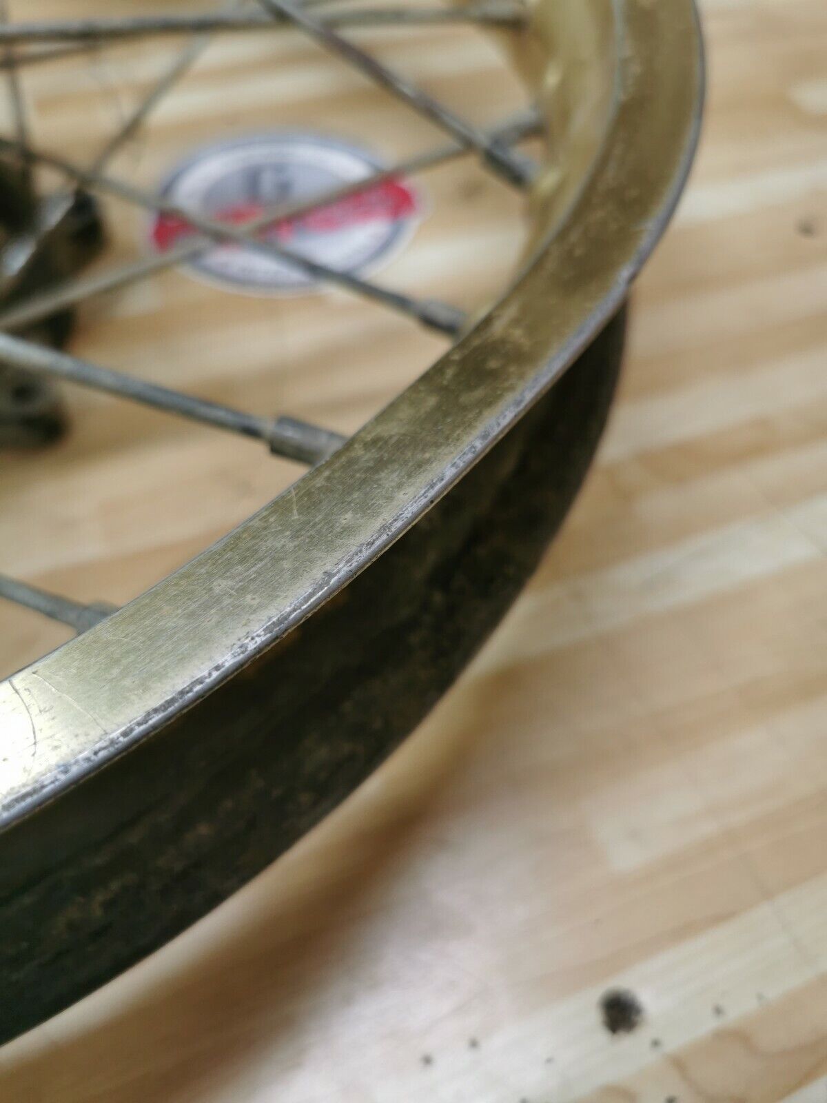 Yamaha YZ125 1987 rear wheel back hub 1986 1LX-25311-01-98