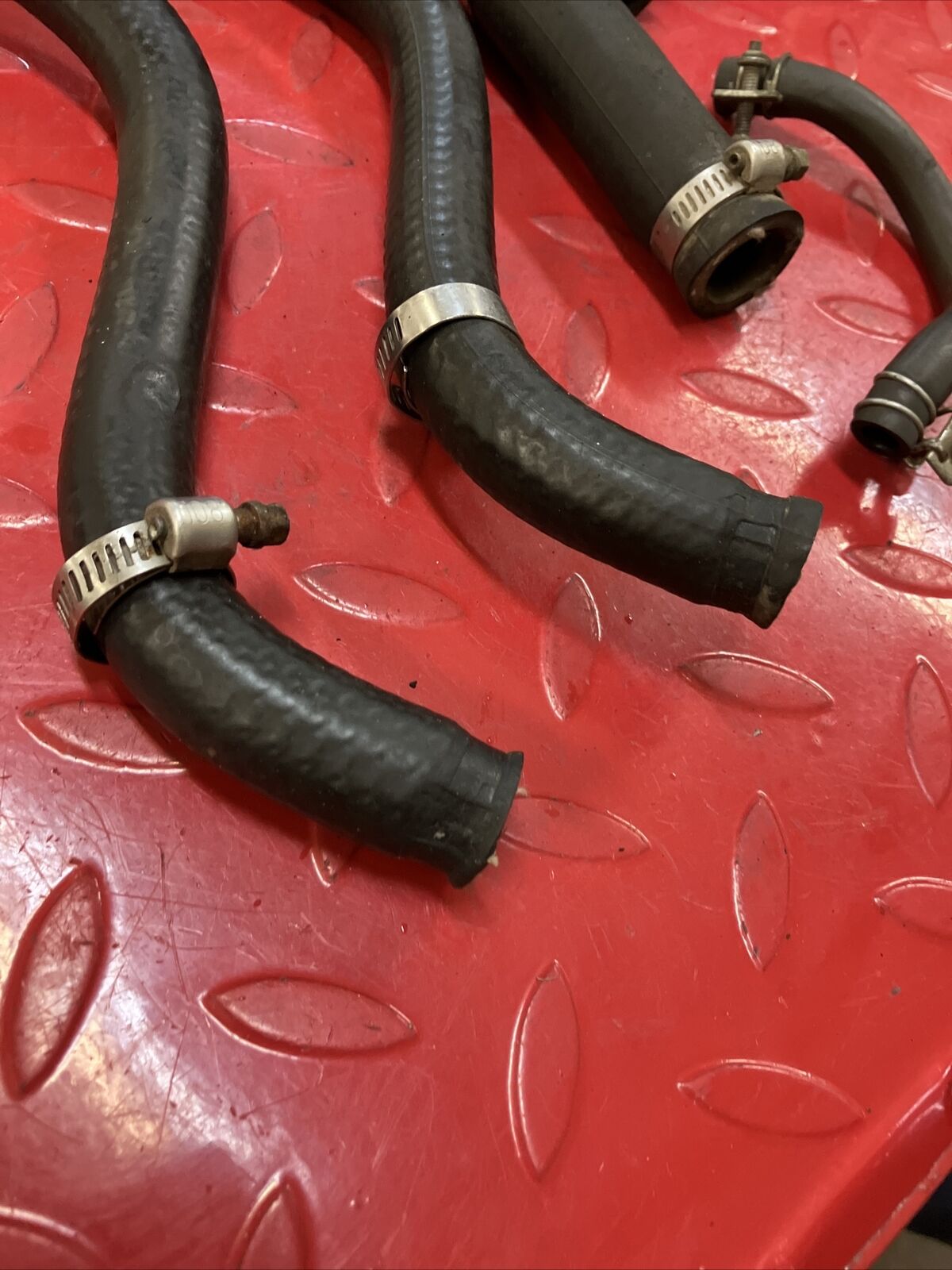 Honda CR250R 1988 radiator rad hose tube set 1989 19062-KS7-830 19064-KS7-830 2