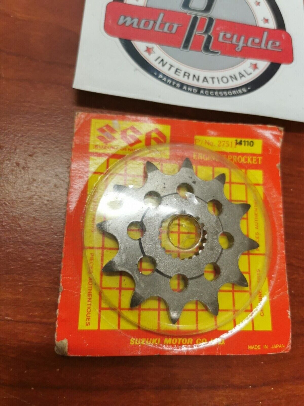 NOS Suzuki RM125 RM-Z250 ENGINE SPROCKET 27511-14110 SUB. 27511-14111 S21