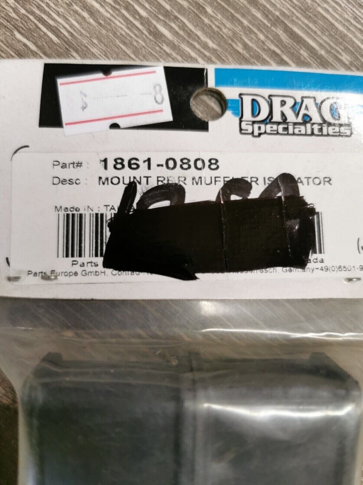NOS DRAG HARLEY DAVIDSON Rubber Muffler Mounts 1861-0808 J34