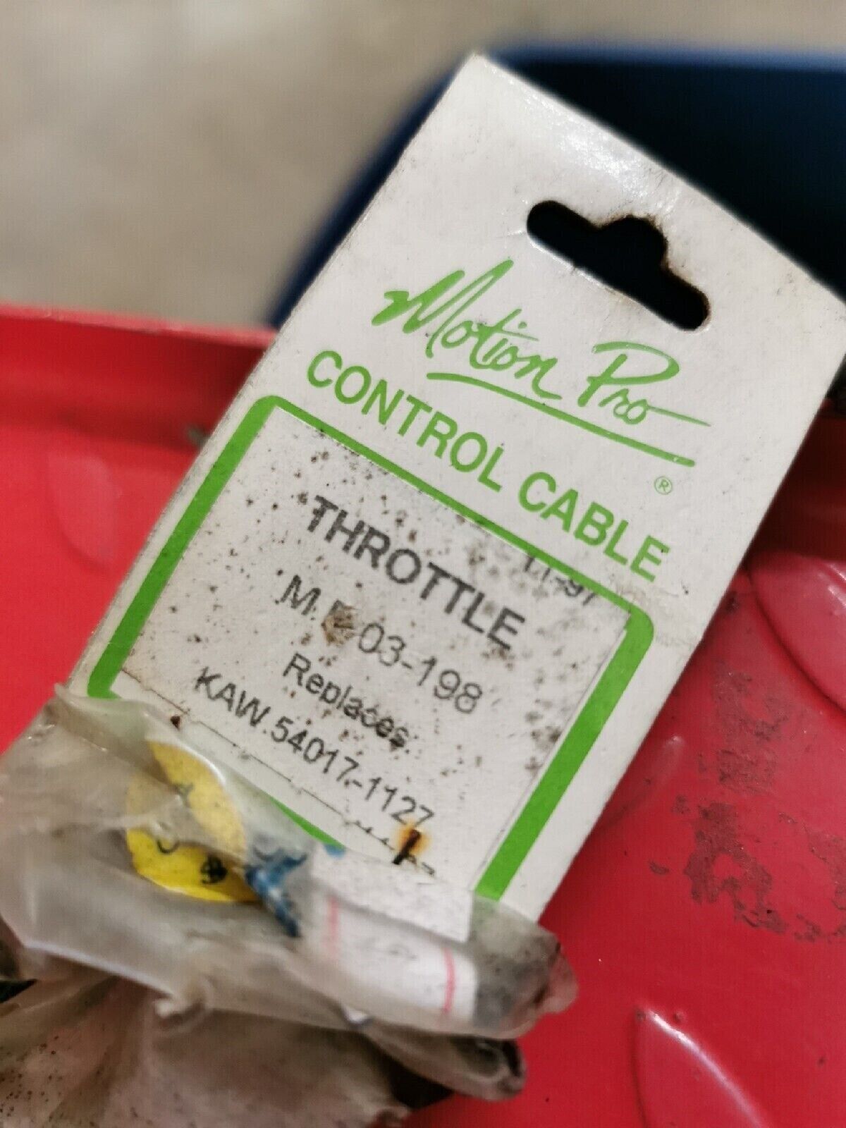NOS MOTION PRO KAWASAKI 54017-1127 ZX600 1990 - 1993 CABLE STARTER 03-198 J16