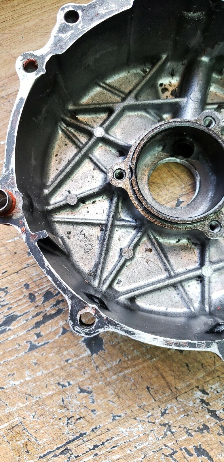 Honda XL350R 1985 left stator alternator magneto crankcase cover