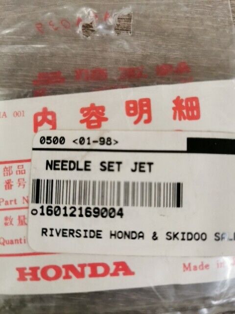 NOS HONDA ATC250R 1982 CR80R 1980 1981 Needle Set Jet 16012-169-004 H110