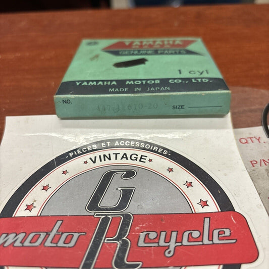 NOS Yamaha XS650 XT250 PISTON RING 2ND OIL RING ONLY 447-11610-20-00 Y174