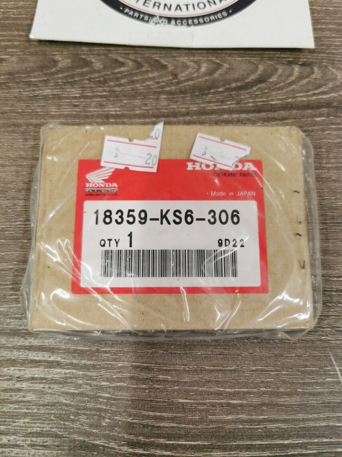 NOS HONDA CR125R 1986 GASKET EX MANIFOLD 18359-KS6-000 SUB 18359-KS6-306 H49