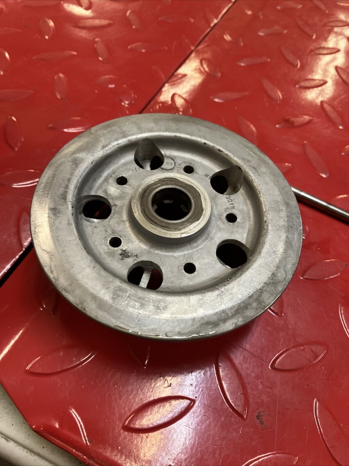 Suzuki RM125 1982 complete clutch basket hub pressure plate