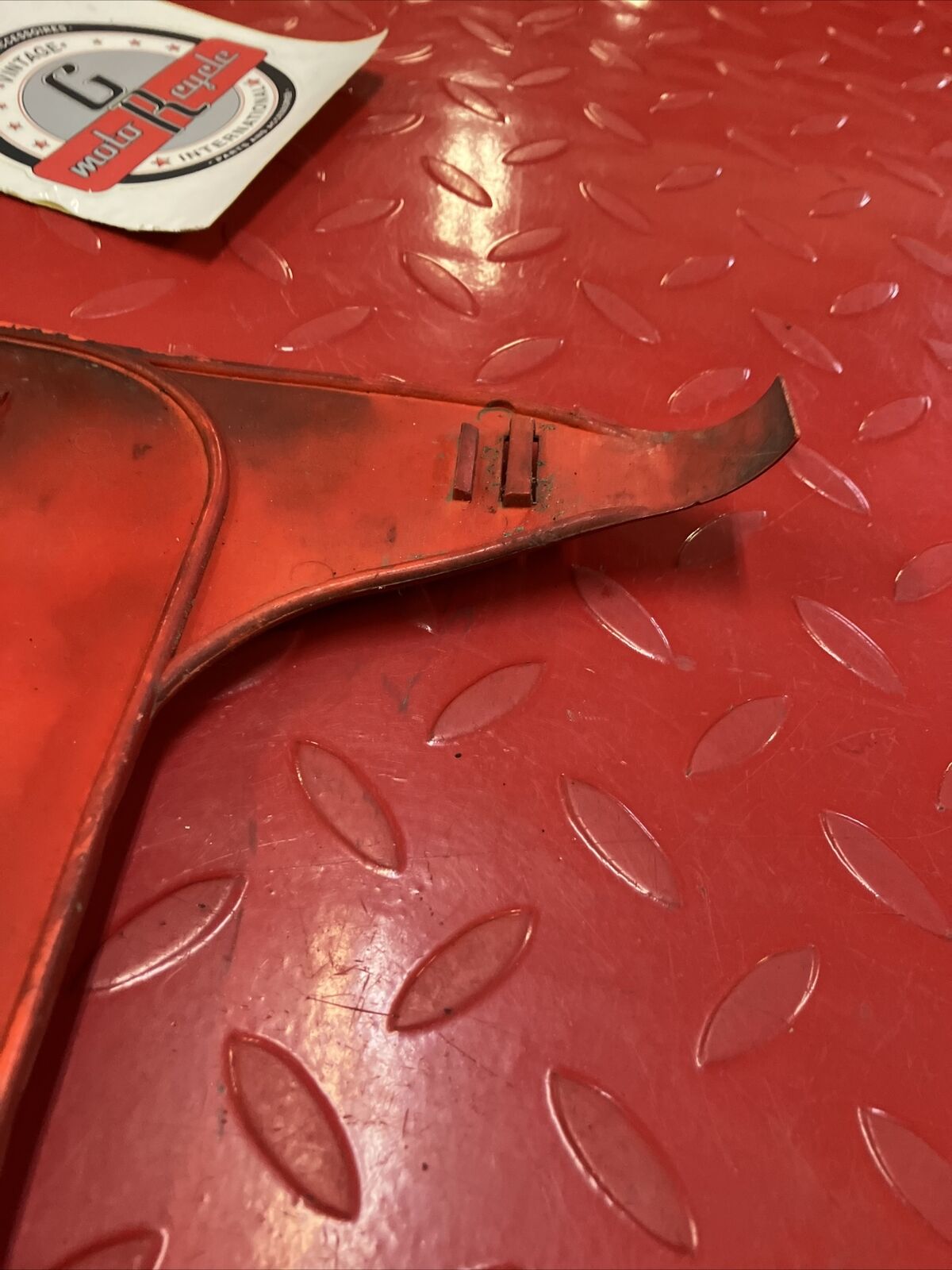Honda CR250R 1984 front number plate panel