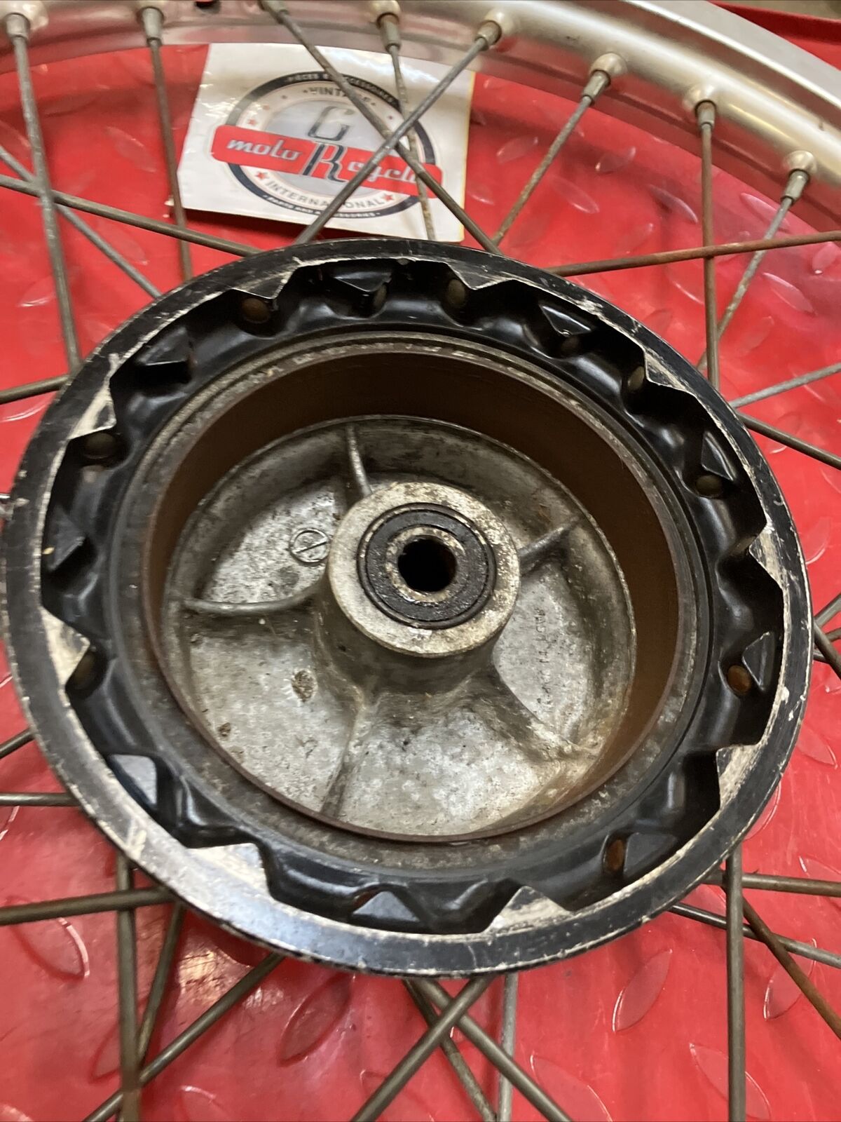 Suzuki RM125 1984 front wheel rim hub RM250 RM500 54110-14121