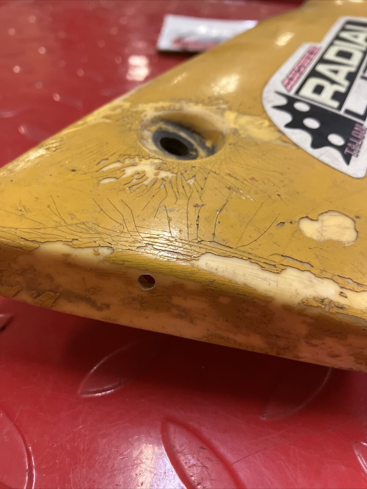 Suzuki RM80 1979 left side cover panel fairing