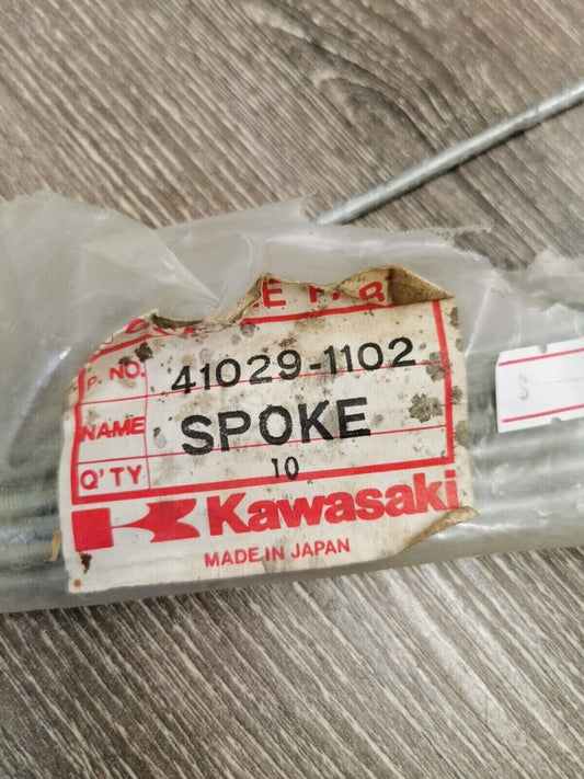 NOS KAWASAKI KDX250 SPOKE QTY8 41029-1102 K30