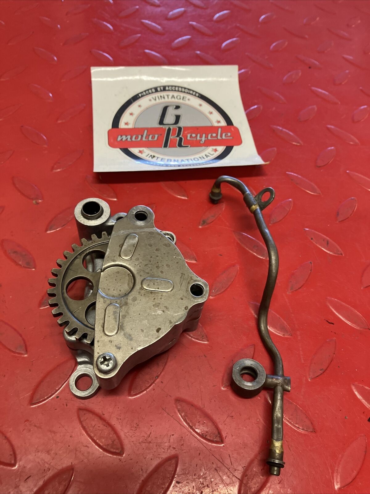 Honda XL350R 1986 oil pump line hose pipe