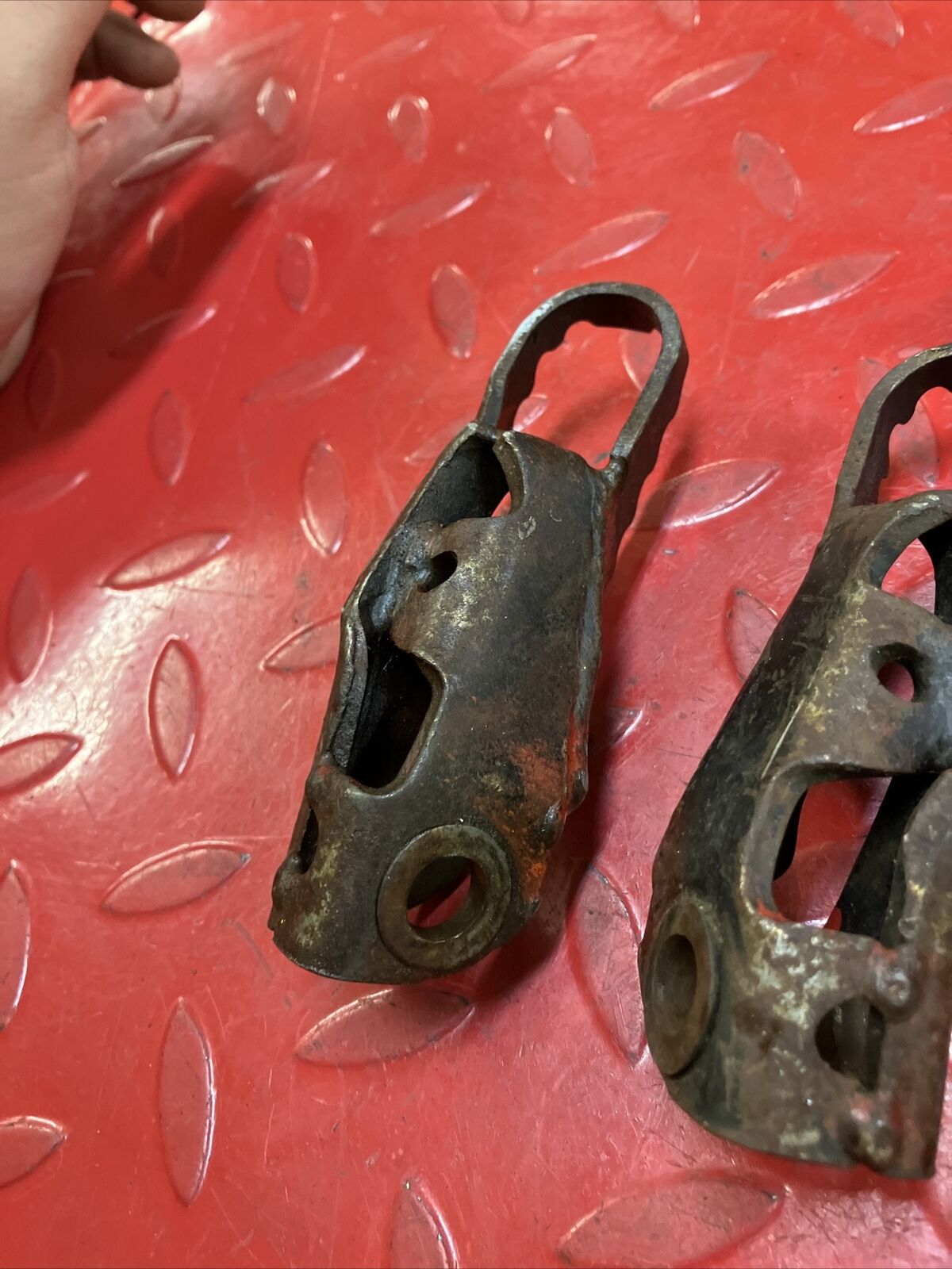 Honda CR250R 1988 left right footpeg footrest foot peg rest step 50616-KS7-830