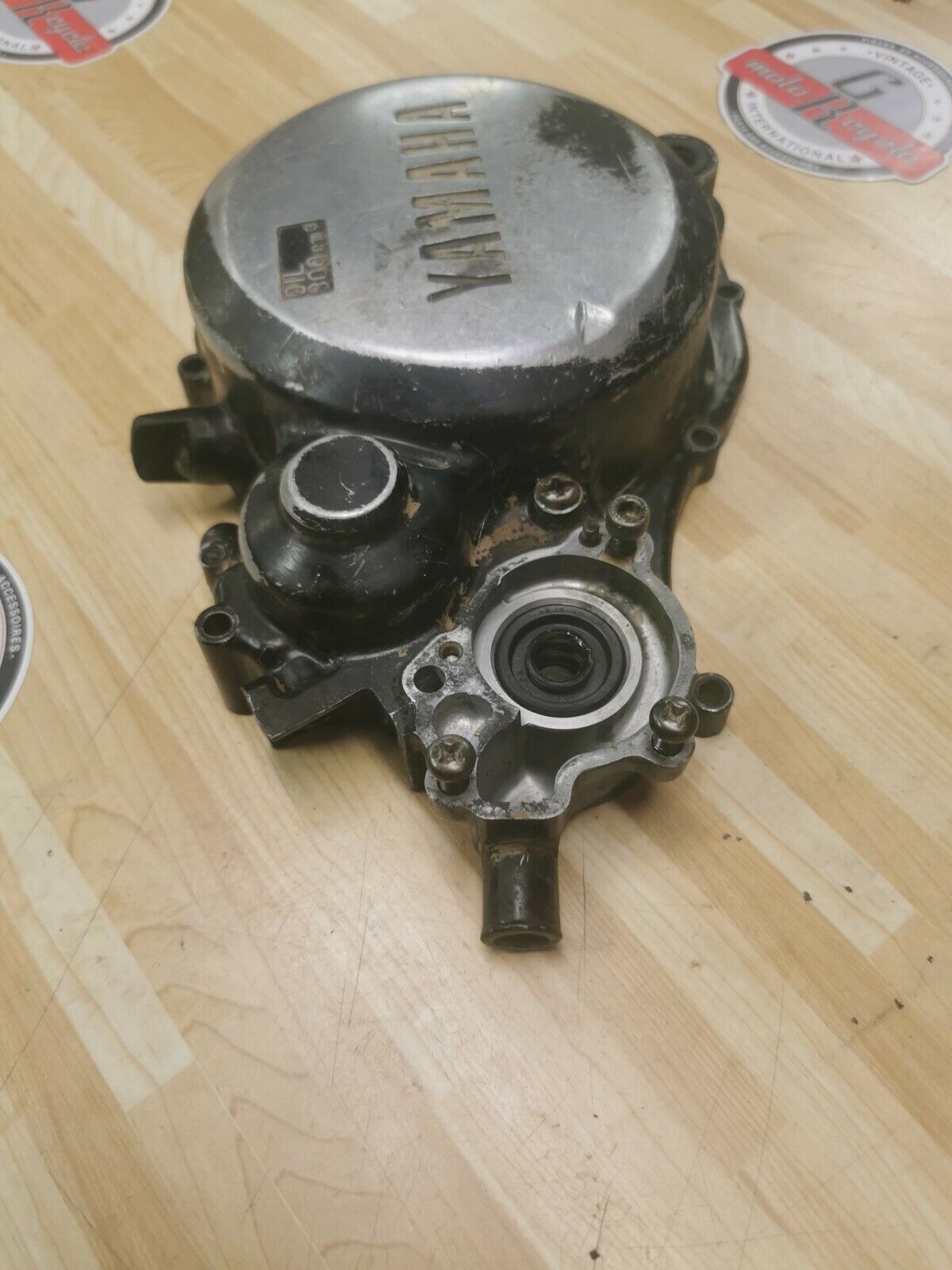 Yamaha YZ125 1985 left crankcase clutch cover 1983 1984