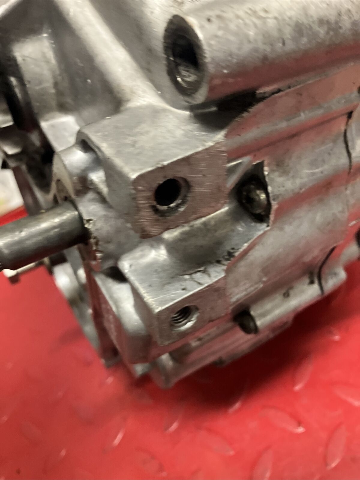 Honda TL125 K1 1974 engine motor bottom end crankcase transmission crankshaft