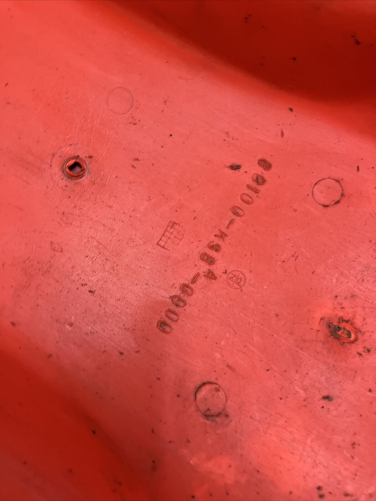 Honda CR250R 1988 back rear fender CR125R CR500R 1989