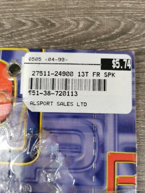 NOS BVP TS100 TM100 TM125 TS100 1973 - 1977 SPROCKET ENGINE 13T 27511-24900 J61