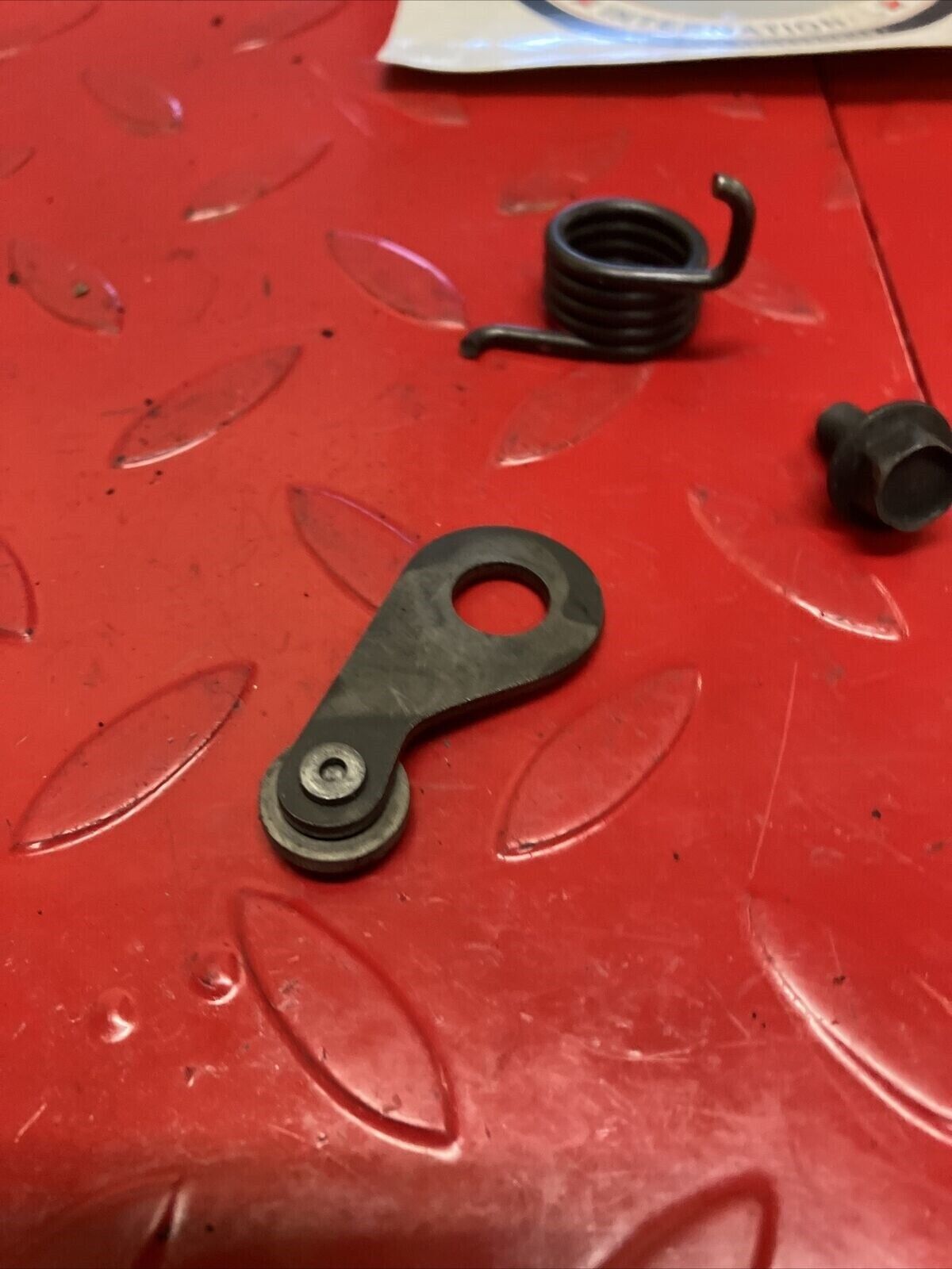 Yamaha YZ125 1983 gearshift gear shift drum stopper spring