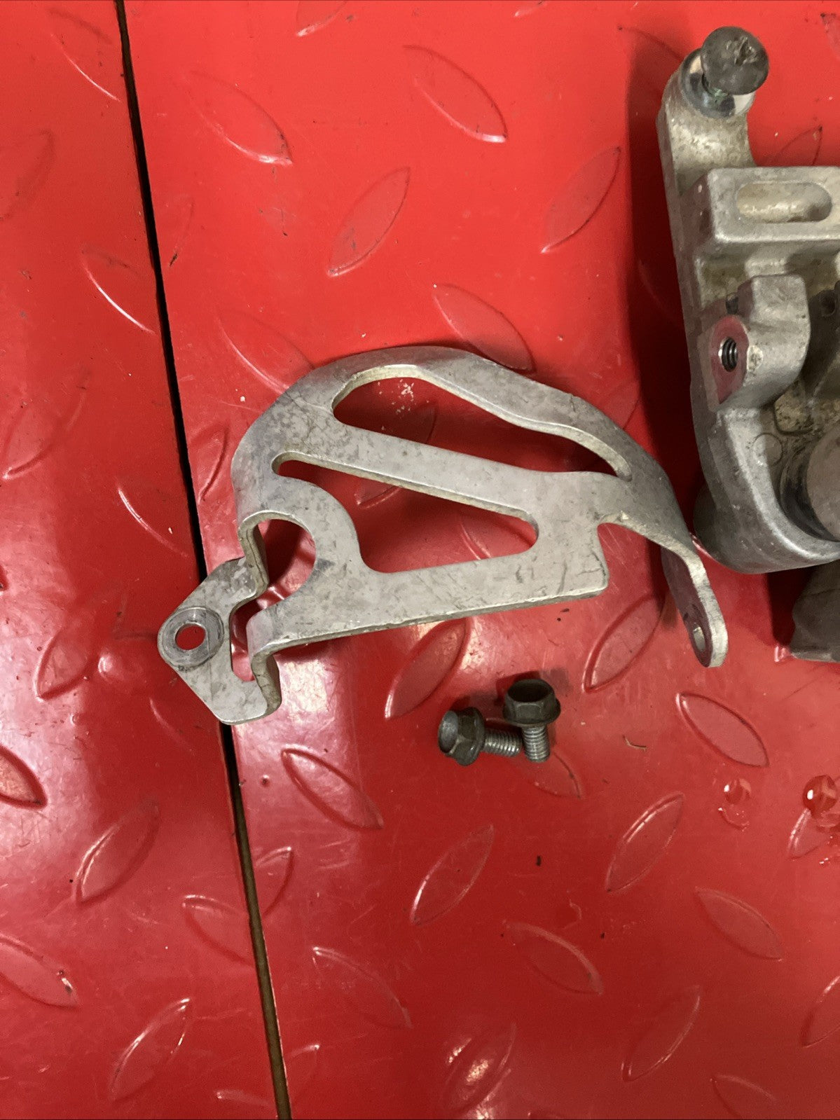 Honda CR250R 1991 Rear brake assembly caliper master cylinder hose 125 500 1990
