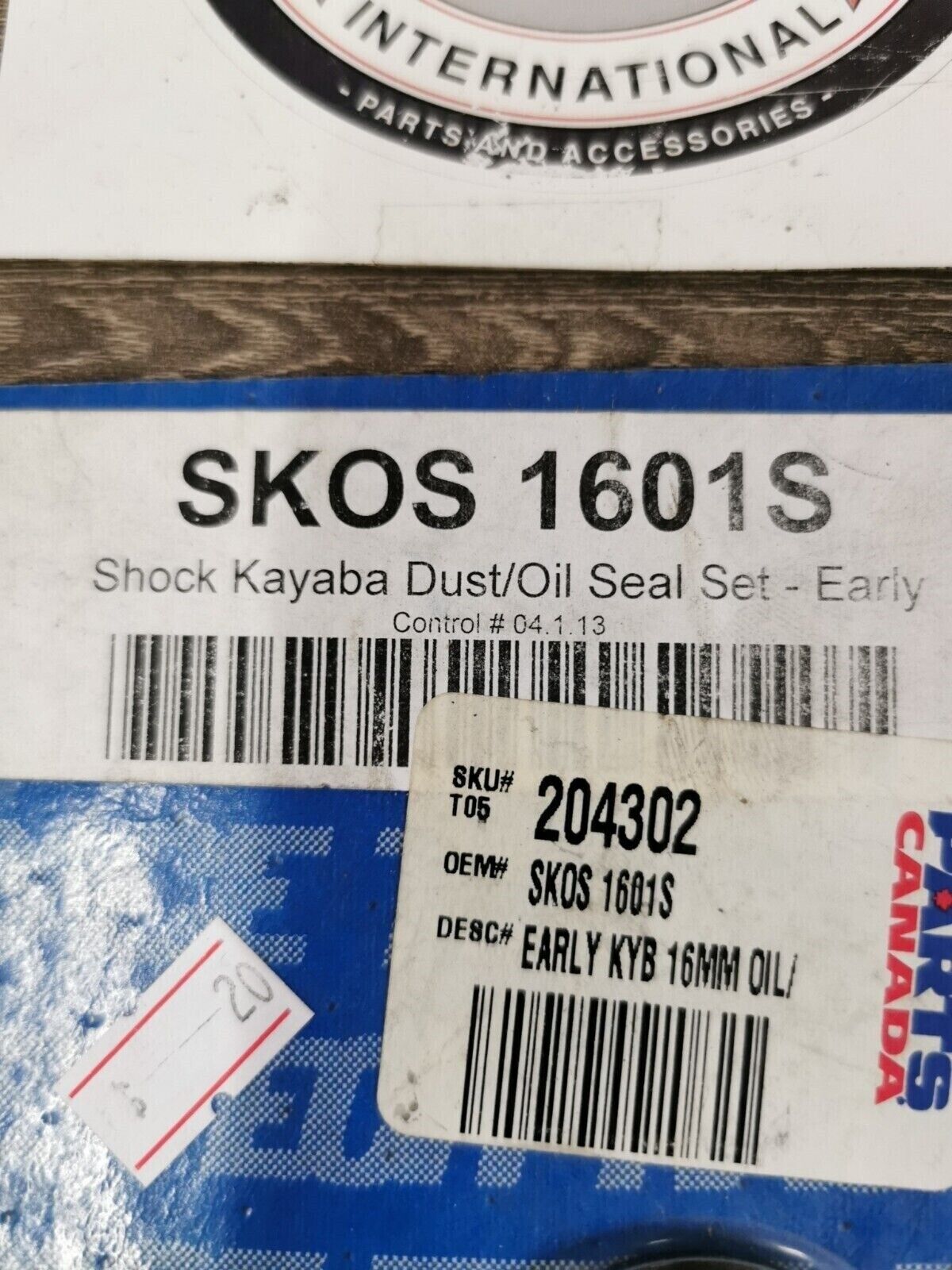 NOS RACE TECH OIL SEAL SET 16MM SKOS 1601S J29