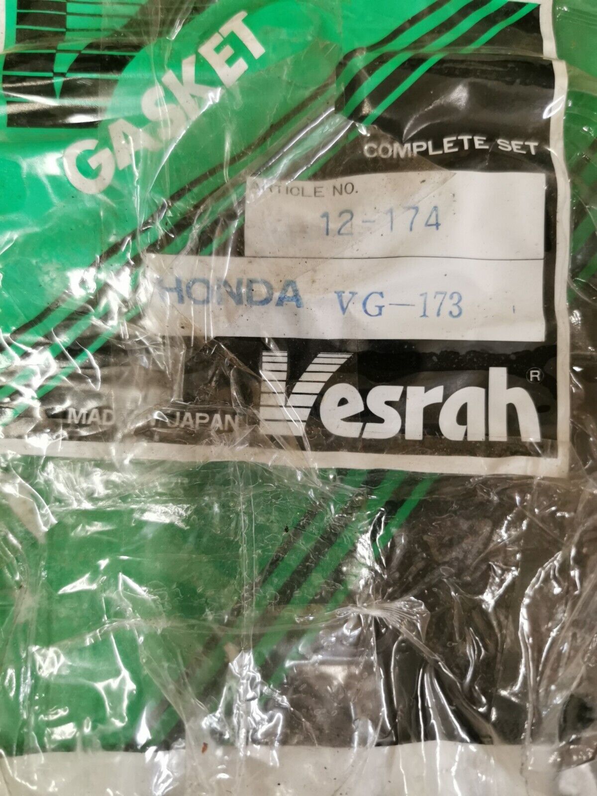 NOS VESRAH HONDA CB400A CB400T 1978-1981 INCOMPLETE GASKET KIT VG-173 J49