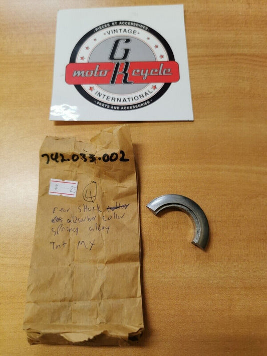 NOS CAN-AM TNT MX REAR SHOCK ABSORBER COLLAR SPRING ALLOY 742-033-002 CA4