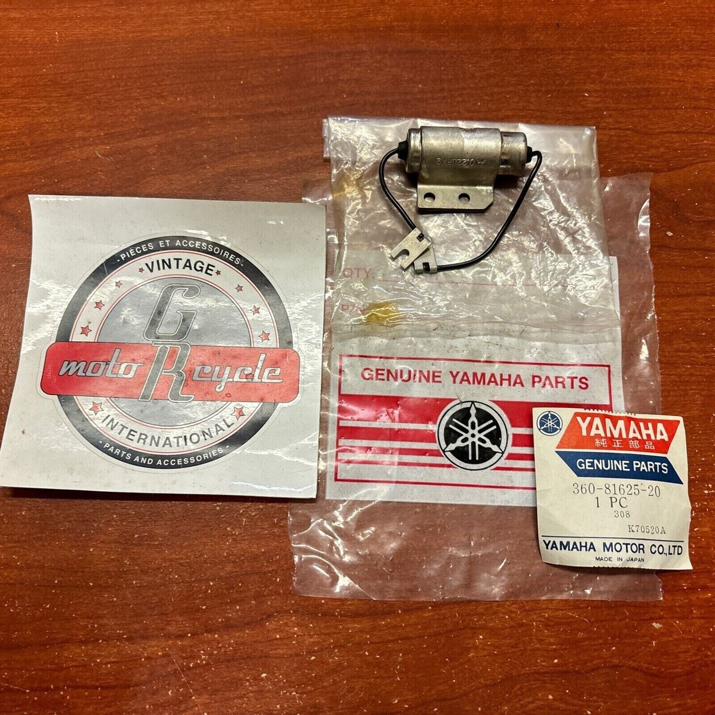 NOS Yamaha 1974 RD250 RD350 CONDENSER 360-81625-20-00 SUB 360-81625-90-00 Y173
