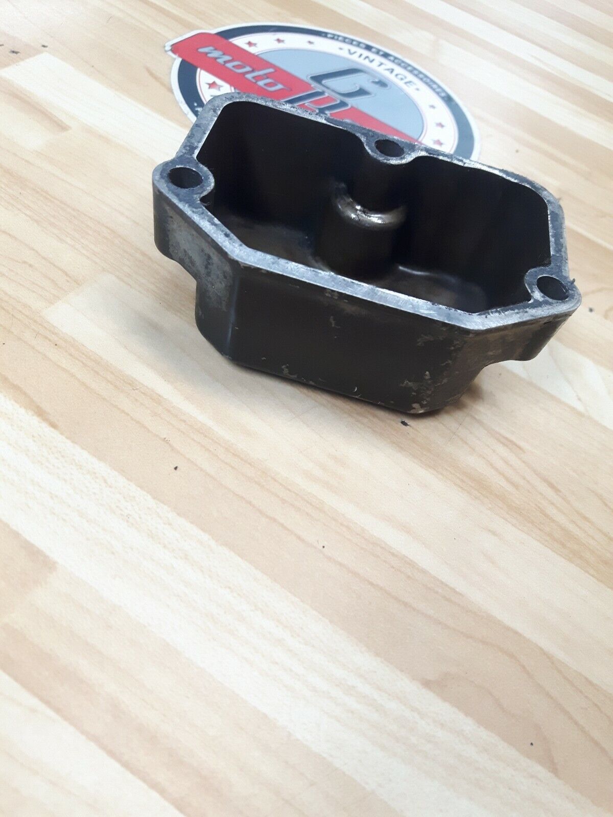 Kawasaki KX125 1986 exhaust power valve resonator left cylinder cover 1985