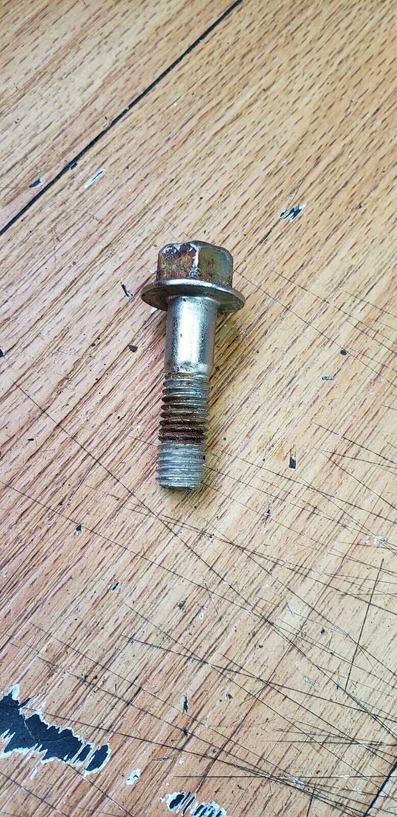 Yamaha IT200 1986 front brake caliper bolt flange