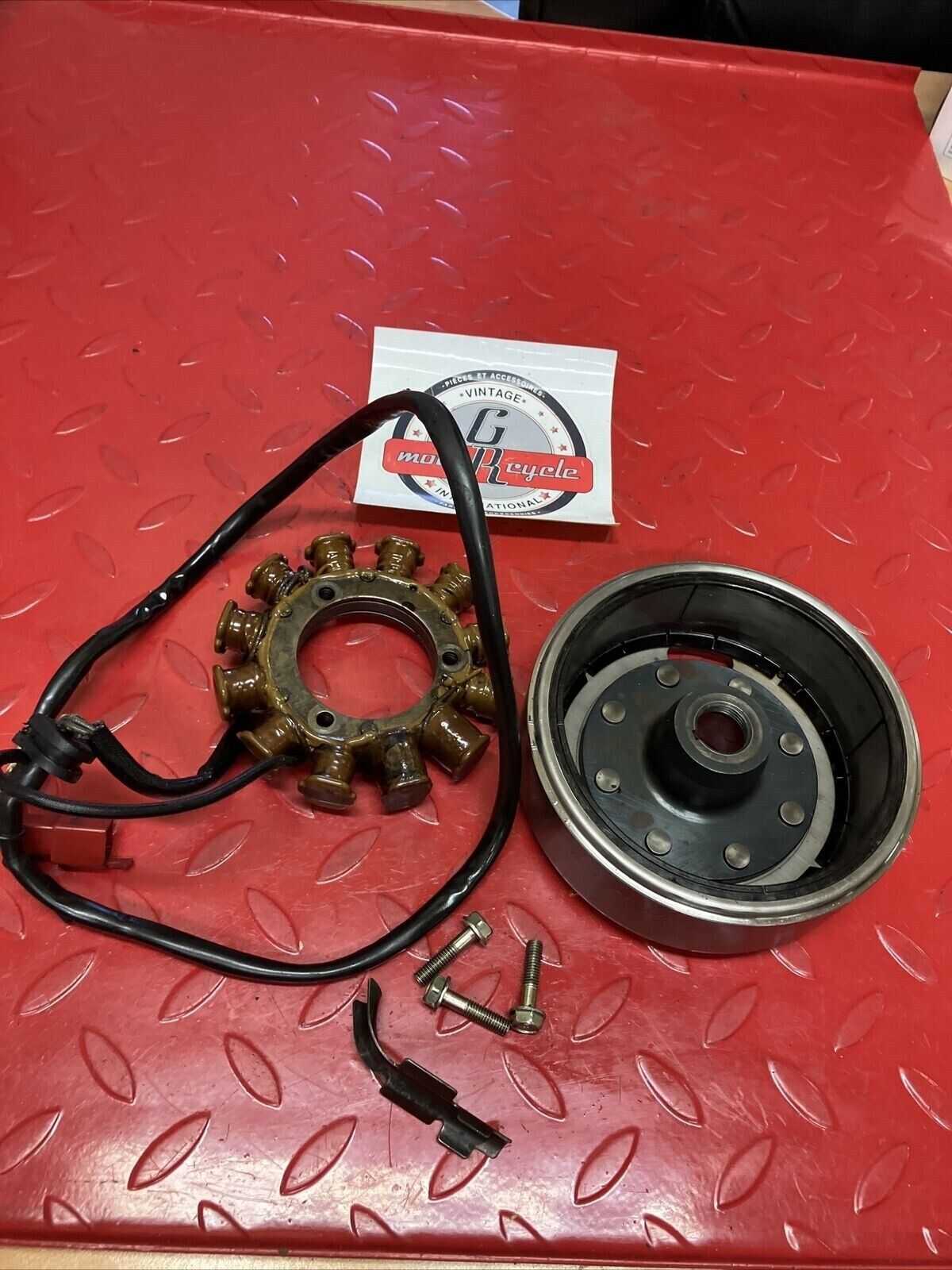 Honda XL350R 1984 stator flywheel rotor alternator magneto 1985