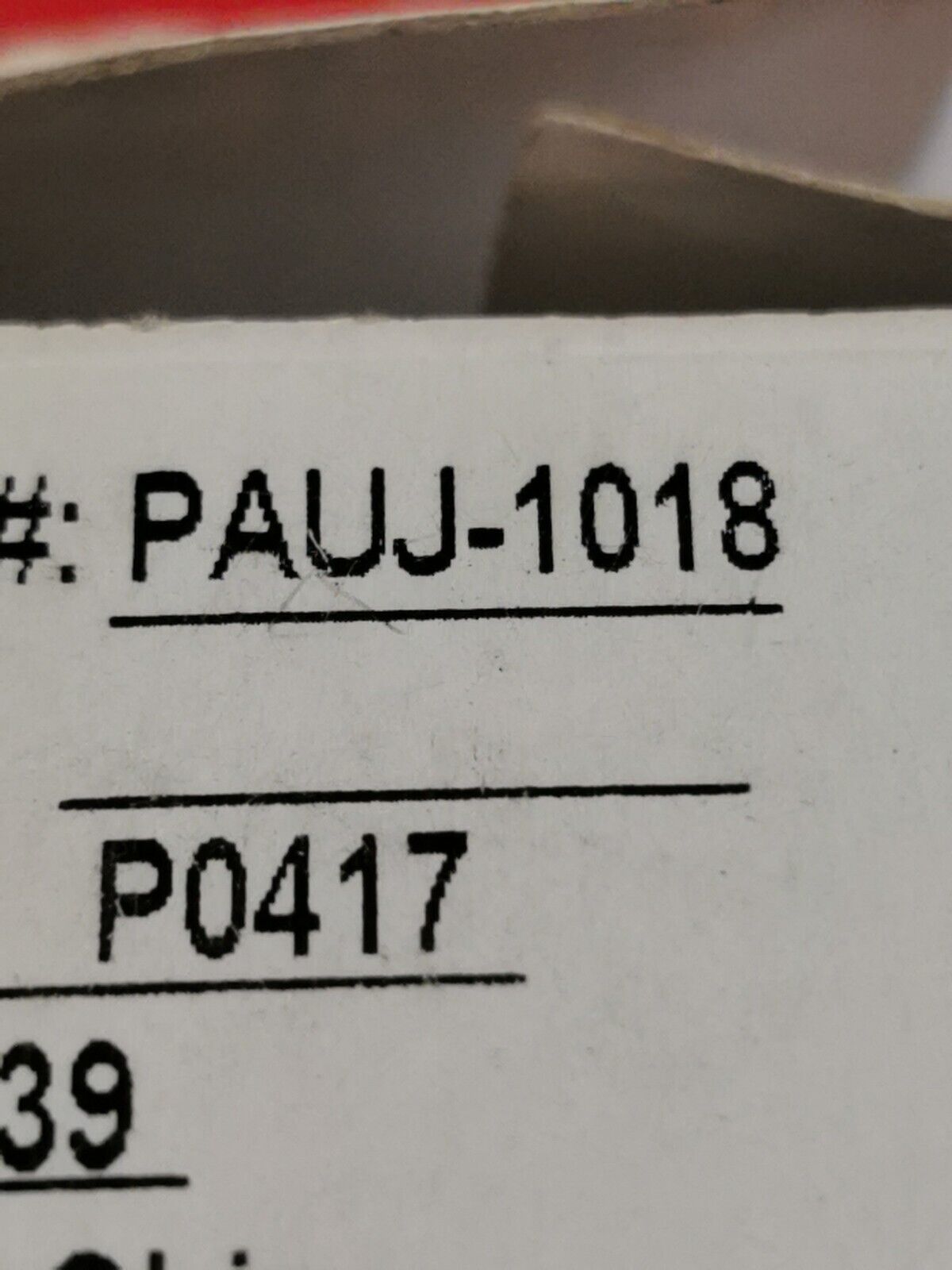 NOS RUGGED Front Drive Shaft Engine Side U-Joint PAUJ-1018 J4