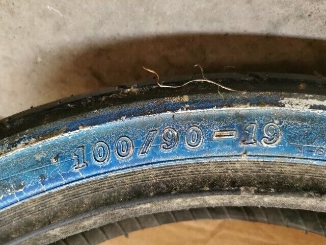 NOS MAXXIS CLASSIC 100/90-19 57H MOTORCYCLE FRONT TIRE WHITE WALL