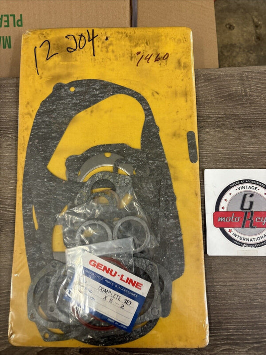 NOS GENU-LINE XS2 GASKET KIT COMPLETE 12-204 J63