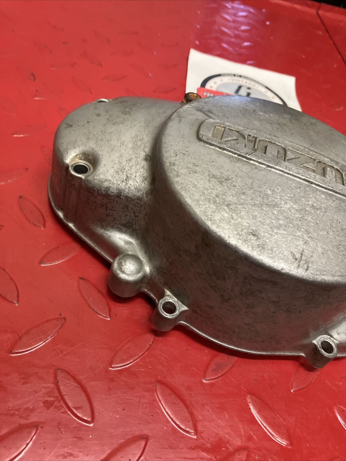 Suzuki TC125 1972 Right crankcase clutch cover TS125