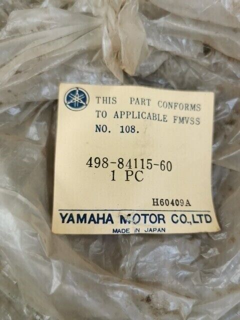NOS YAMAHA DT100 DT125 DT250 DT400 XT500 RIM HEAD LAMP 498-84115-60-00 Y191