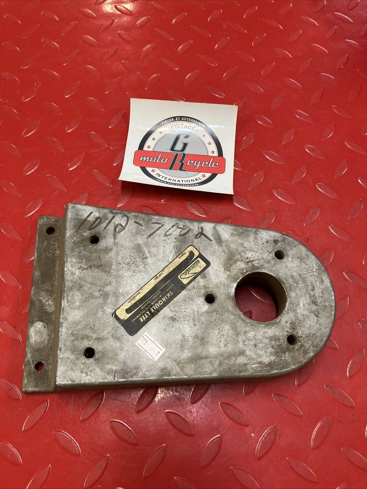 Nos Skiroule Chaincase chain case spacer cover 1012-7002 SR2