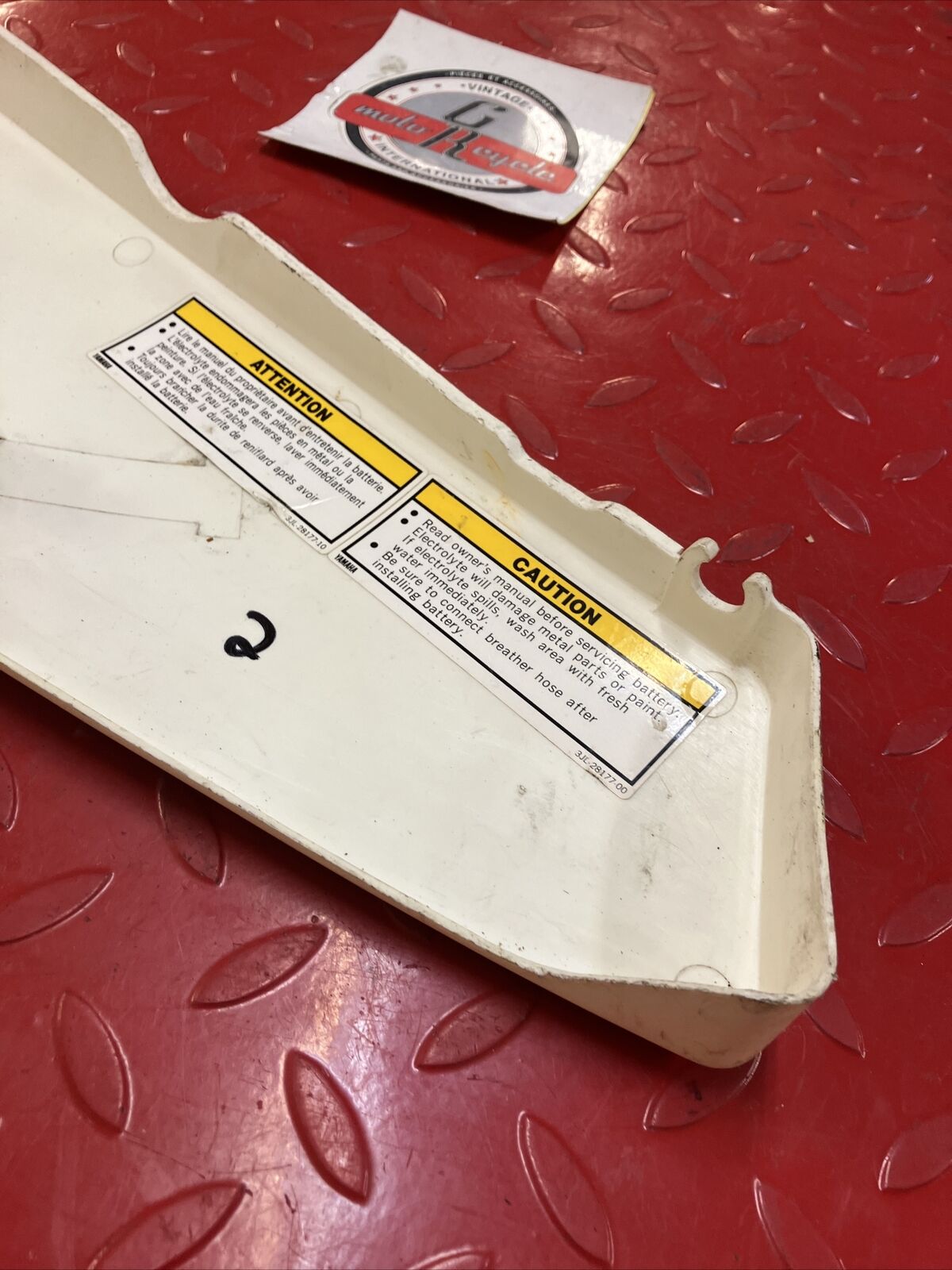 Yamaha DT50 Right side cover panel 2