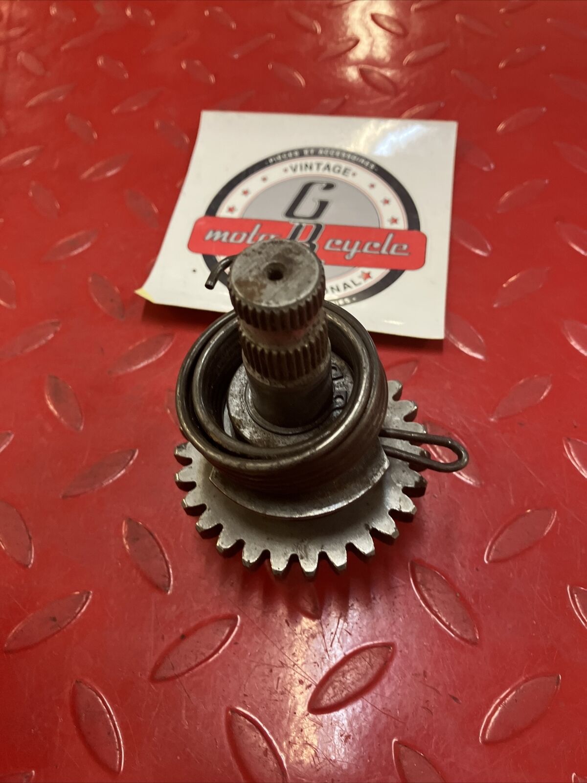 Yamaha RD400 1977 kickstarter kick starter shaft spindle gear 278-15660-01-00 2