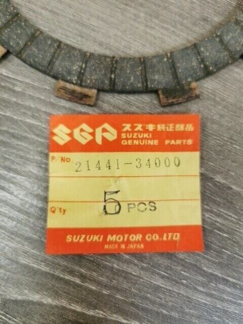 NOS SUZUKI GT550 1973 - 1977 CLUTCH DRIVE PLATE 21441-34000 S51