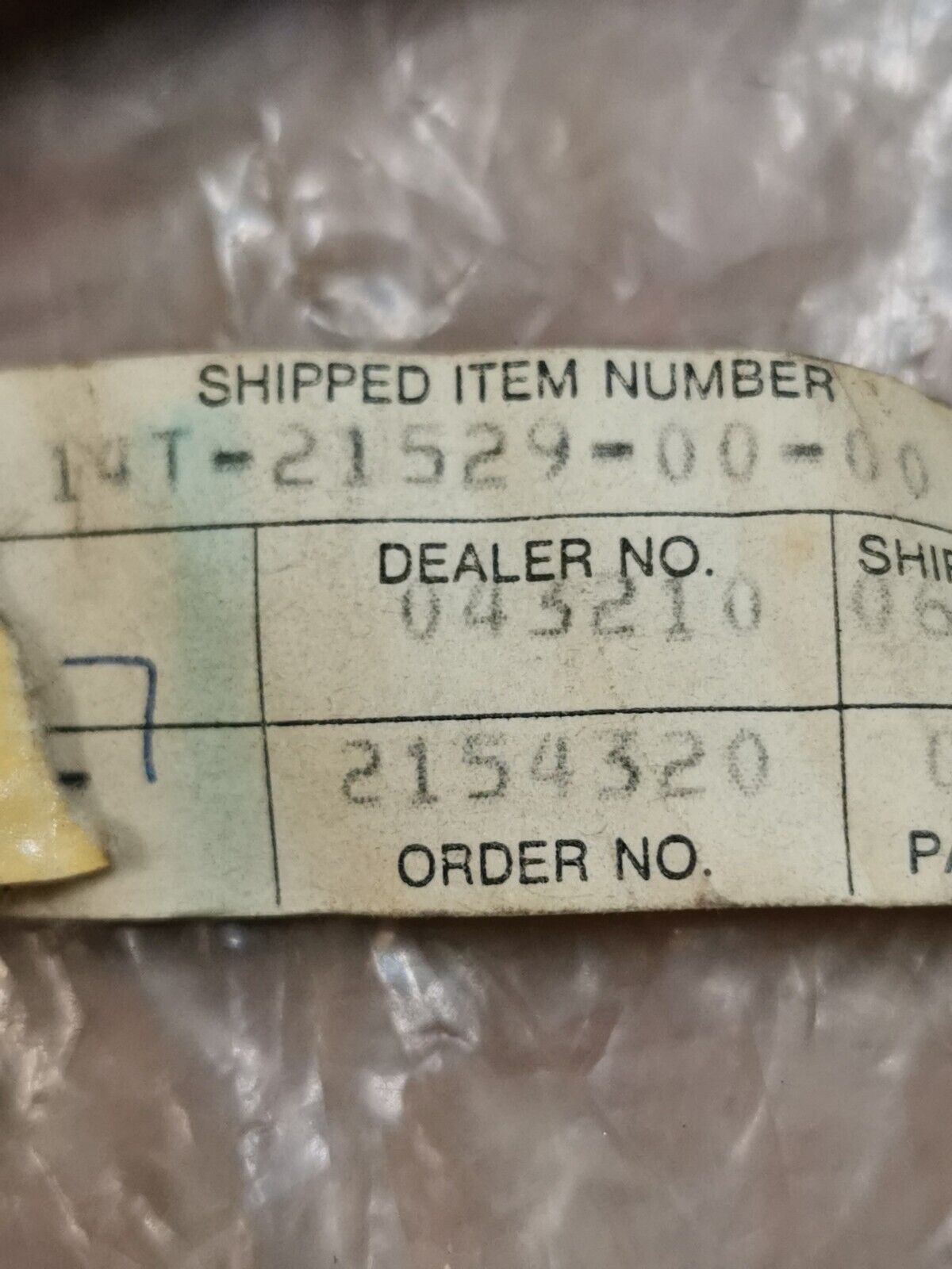 NOS YAMAHA CA50 1983 - 1986 MOLD FENDER KIT 14T-21529-00-00 Y30